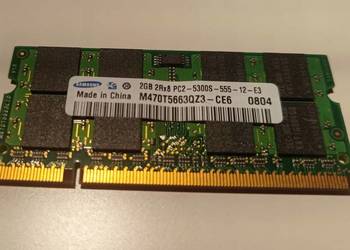 PAMIĘĆ RAM 2Rx8 SAMSUNG 2GB DDR2 PC-5300S-555-12-E3