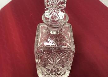 Kryształ karafka + 6 kieliszków PRL Vintage lata 70 XX w.