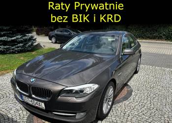 BMW Seria 5 F10 Raty Prywatnie 3,0d (245KM) Automat Skóry