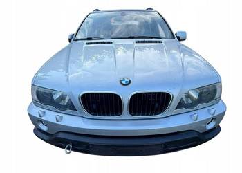 MASKA POKRYWA SILNIKA IDEALNA KOMPLETNA BMW X5 E53 EU 354/7 titansilber-met