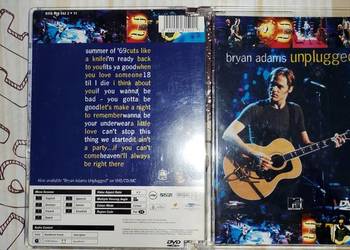 Bryan Adams Unplugged DVD - Jak Nowy! Prawdziwy Rarytas MTV!