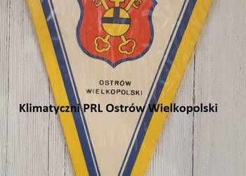 Ostrów Wielkopolski PKS proporczyk 1980 rok