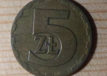 5 zł, rok 1975