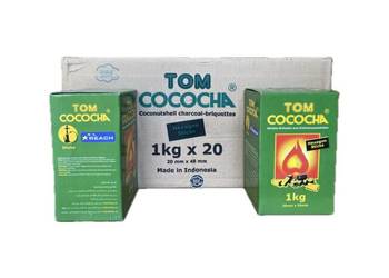 Tom Cococha Hexagon Sticks Węgiel Kokosowy do Fajki Wodnej Shishy 20Kg Box