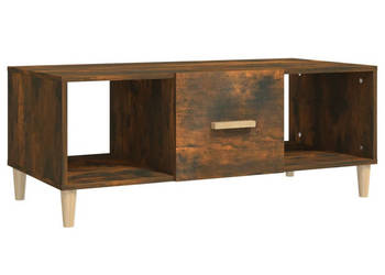 Stolik kawowy przydymiony dąb 102x50x40 cm WM-817525