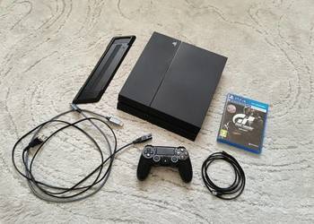 PlayStation 4, CUH-1216A, 1TB, pad, okablowanie,Gran Turismo Sport,PS4