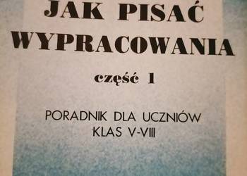 Jak pisać wypracowania część 1 unikat okazy Księgarnia Praga