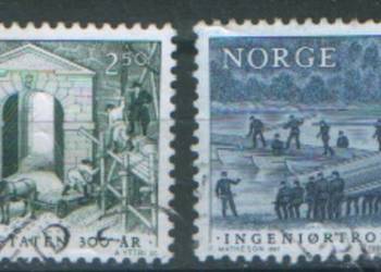 Zn. Norwegia Mi 992, 4, 1001, 2 kas 1988
