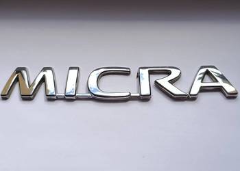 Napis emblemat Nissan Micra 03-10r