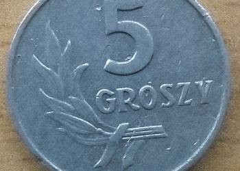 POLSKA-5 GROSZY-1963 r-AL-bz