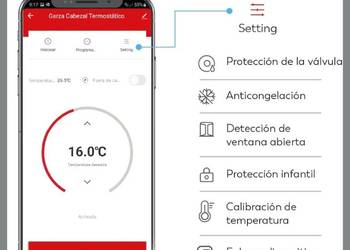 Inteligentna Głowica Termostatyczna Garza z Bramką Zigbee 3.0