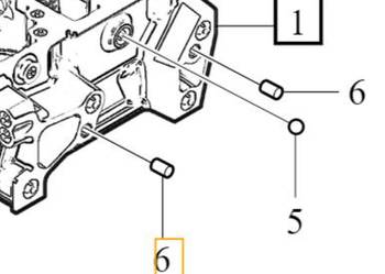 VOLVO kolek pin centrujacy glowicy OE 31330221