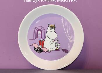 Muminki TALERZYK Moomin Arabia Finland - PANNA MIGOTKA liliowa
