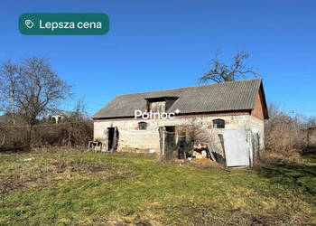 Działka budowlana z budynkiem gosp. blisko miasta.