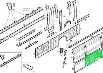 99489845 IVECO  SCIANA BOCZNA STRONA LEWA
