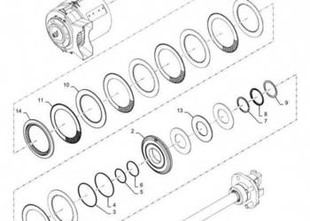 New Holland T6090 Piasta 84482494