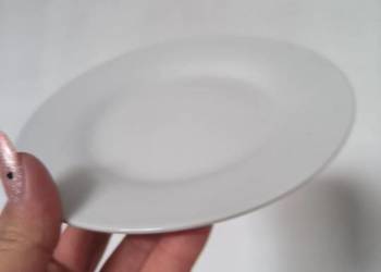 Białe talerzyki deserowe (16cm) - Zestaw 23 sztuki