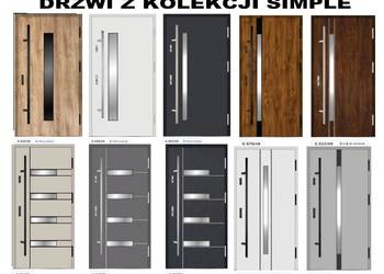 Drzwi zewnętrzne rc2 rc3 rc4 metalowe antywłamaniowe