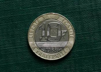 FRANCJA - 10 franków, 1988r.