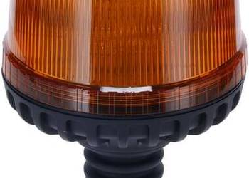 Lampa błyskowa LED, 20W 12/24V, pomarańczowa, na uchwyt elastyczna, Ø 126x…