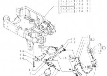 New Holland T6010 Złączka hydrauliczna 87731105