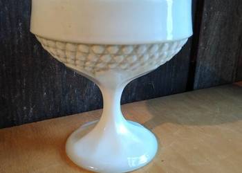 Biała cukiernica porcelana Ząbkowice PRL retro vintage