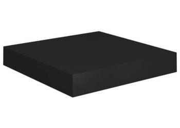 Wisząca półka ścienna czarna 23x235x38 cm MDF WM-323823