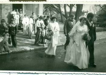 Stare zdjęcie ślub wesele rodzina PRL?