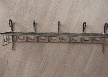 Wieszak mosiądz oksydowany