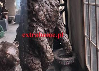 OBSERWUJ Niedźwiedź figura z brązu H200cm