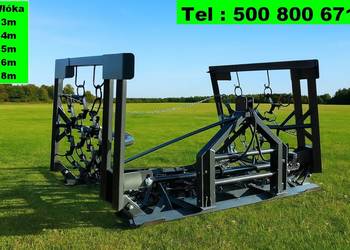 Włóka Łąkowa Rozkładana Ręcznie lub Hydraulicznie 3m -8m