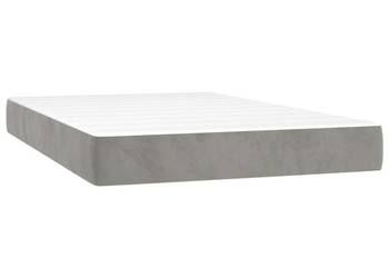 vidaXL Materac kieszeniowy, średnia twardość, jasnoszary(SKU:347768)