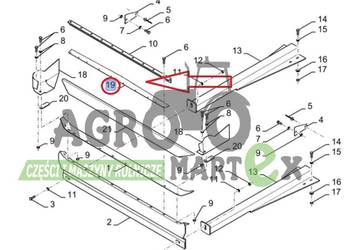 84005865, 87588609, 87486169 USZCZELKA GUMOWA CNH