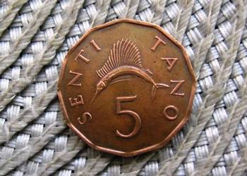 Tanzania 5 Senti 1984r