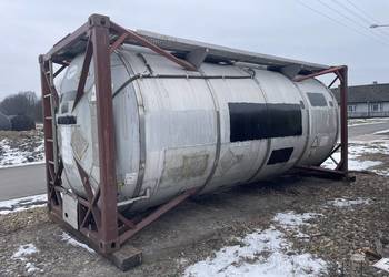 Zbiornik ze stali nierdzewnej (Tank Kontener) 25 000 l – izolowany, z wężow