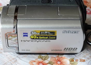 Kamera Sony Handycam DCR-SR45 Hybrid HDD 40x zoom Carl Zeiss Vario Testar