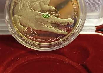 TLKO 2500szt Palau – 2007 – 5 dolarów – Krokodyl słonowodny