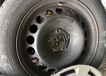 Koła STALOWE z OPONAMI ZIMOWYMI 16" 5x112 66.5 Dębica 205/60R16 Audi VW