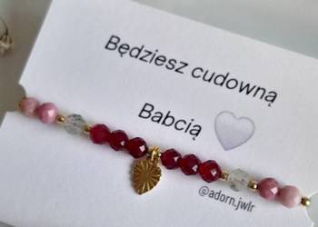 Bransoletka Bezwarunkowej Miłości Kamienie Naturalne Jedwabny Sznurek