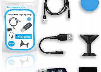 Akcesoria Do Kamery Szpiegowskiej Czytnik MicroSD 32GB Uchwyt na Magnes