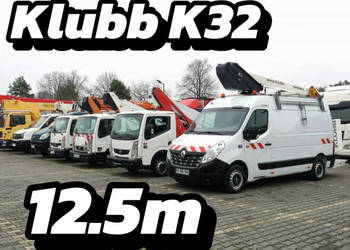 Renault Master Zwyżka Podnośnik Koszowy KAT B Do 3.5tony 12.5m KLUBB K32 U…