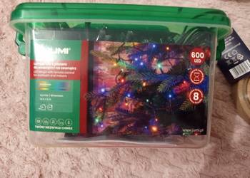 Lampki choinkowe LED 600 sztuk