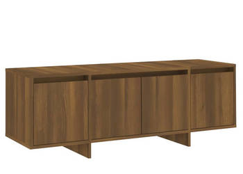 Szafka pod telewizor brązowy dąb 120x30x405 cm WM-813052