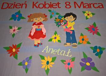 Dekoracje na Dzień Kobiet z brystolu tel: 504 102 444