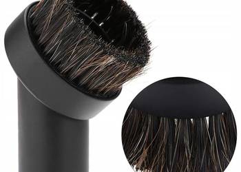 Ssawka Okrągła z Włosiem 32 mm – do Odkurzaczy 32 mm | Czarna