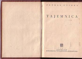 (0673) TAJEMNICA – PETRAS ĆVIRKA