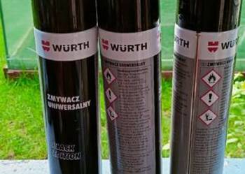 Nowy Zmywacz uniwersalny w sprayu wurth 600 ml 1 szt 15zl