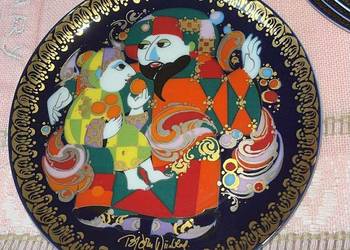 Talerzyk Rosenthal. Studio Line. Bjorn Wiinblad.  Z serii Lampa Alladyna