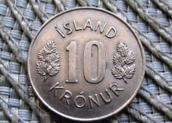 Islandia 10 Kronur 1974