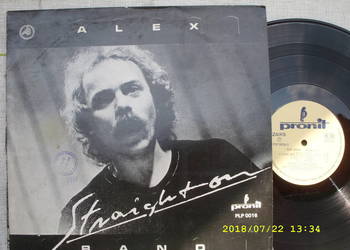 A.LP,Jazz, Winyl ; ALEX BAND - STRAIGHT ON, Pronit 0016 , 1982 rok....16